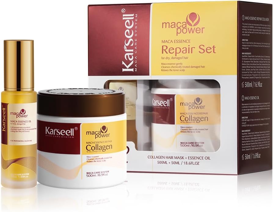 Karseell Collagen Hair Care Repair Set / مجموعة كارسيل للعناية بالشعر بالكولاجين وإصلاحه