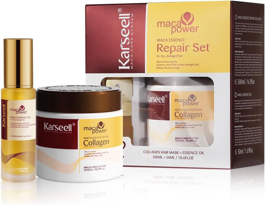 Karseell Collagen Hair Care Repair Set / مجموعة كارسيل للعناية بالشعر بالكولاجين وإصلاحه