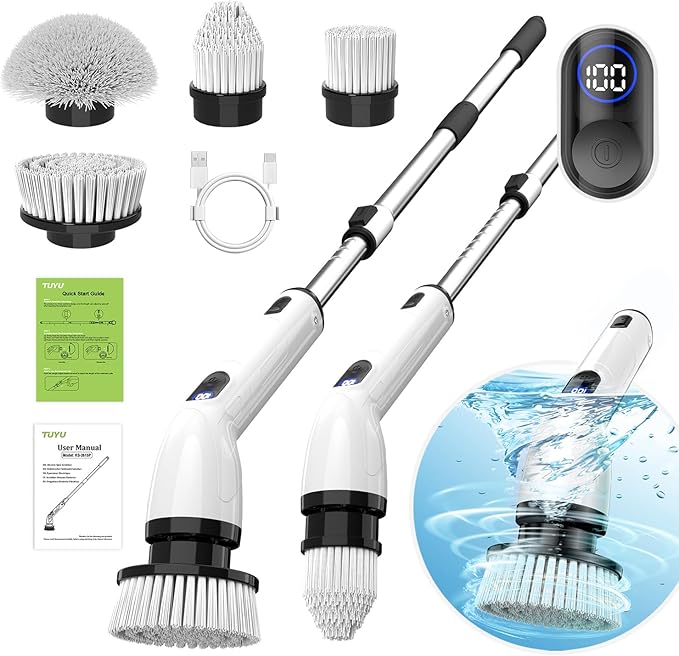 TUYU Electric Spin Scrubber - Waterproof