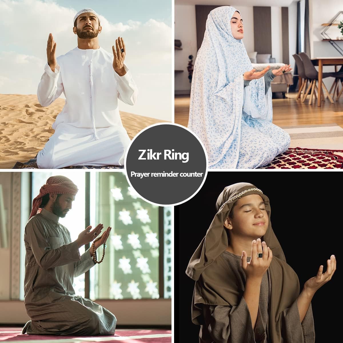 Smart Tasbih Zikr Ring