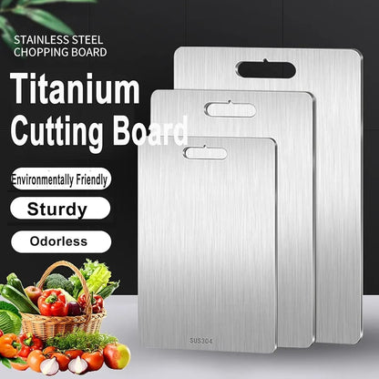 Titanium Chopping Board – Ultra-Durable, Knife-Friendly, Antibacterial Cutting Surface