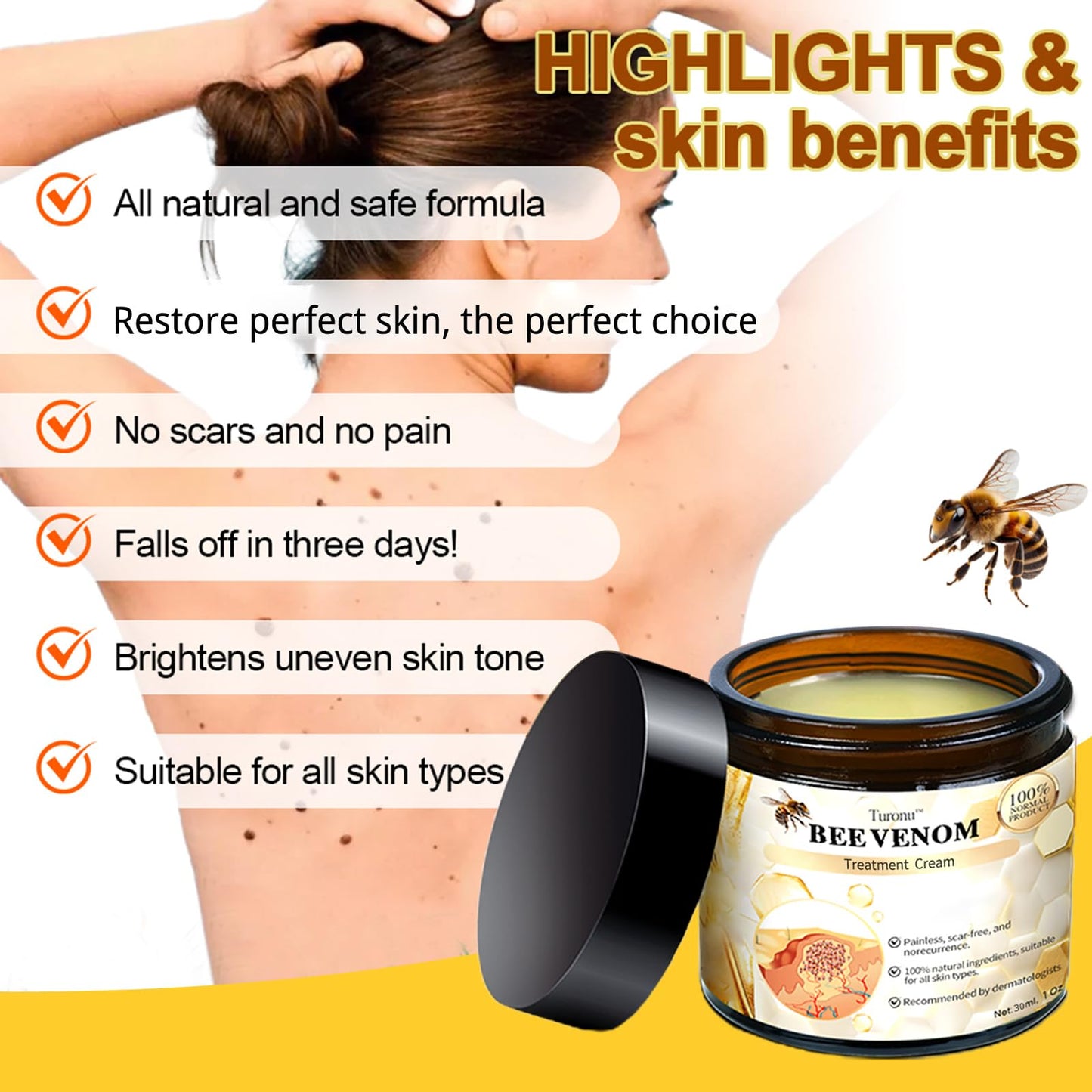 Bee Venam Wart & Mole Removel Cream